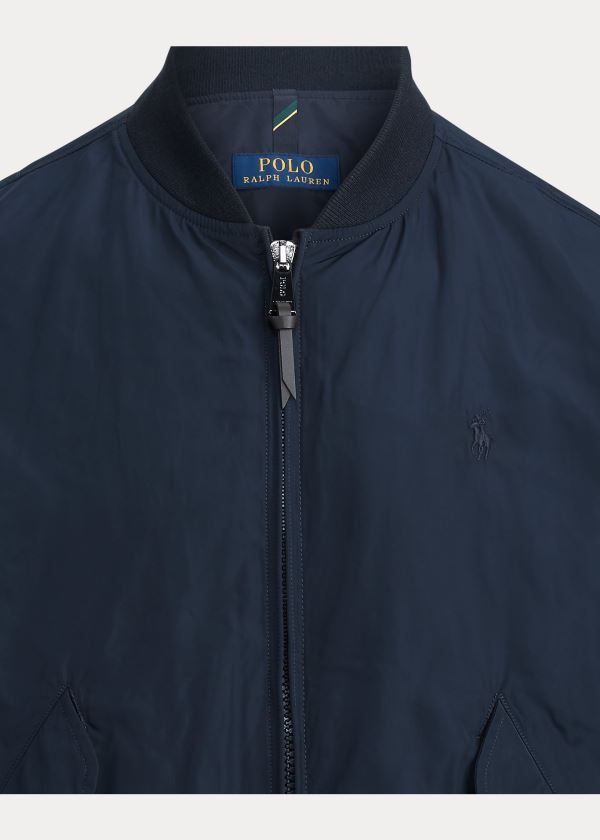 Ralph Lauren Lehké Bomber Jacket Tmavě Blankyt | h0vUjNfj