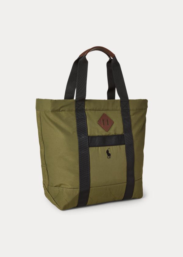 Ralph Lauren Lehké Mountain Tote Olivy Zelené | BH16ge40