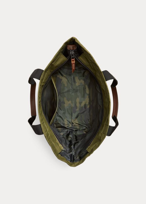 Ralph Lauren Lehké Mountain Tote Olivy Zelené | BH16ge40