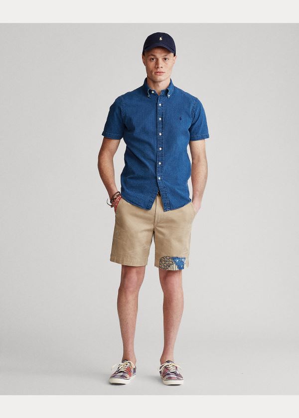 Ralph Lauren Lehké Seersucker Shirt Indigo | Uig436VX