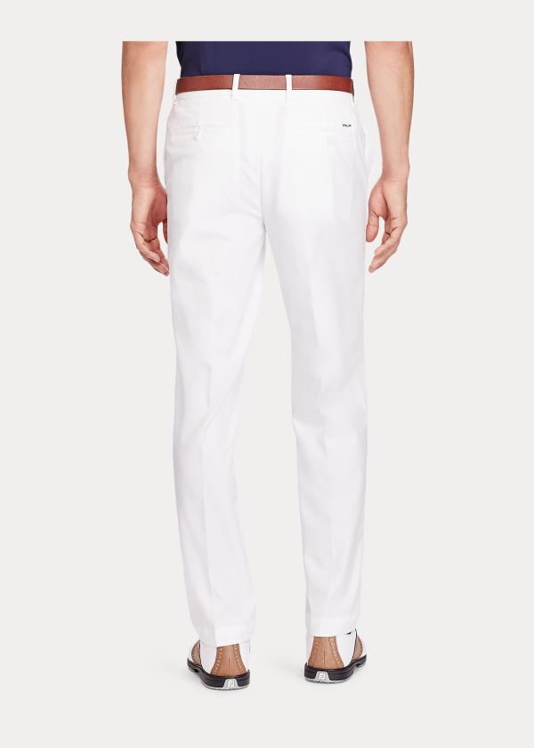 Ralph Lauren Lehké Twill Pant Bílé | T63crgrA