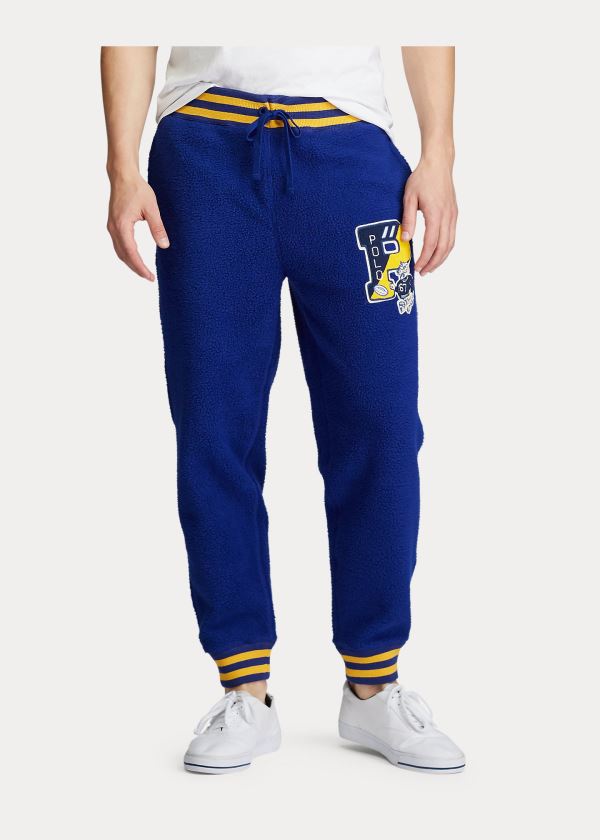 Ralph Lauren Letterman Jogger Pant Královská Modrá Blankyt | RrR3yLg5