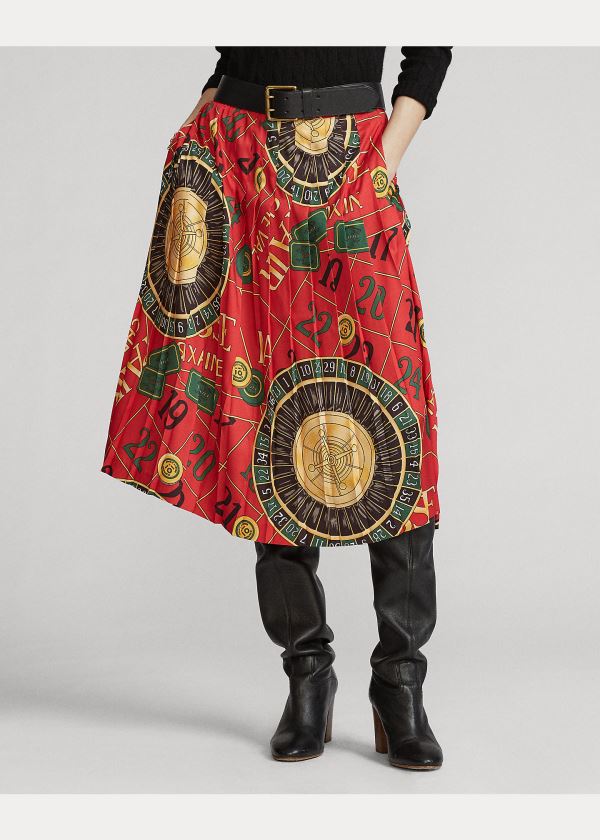 Ralph Lauren Limited Edition Casino Skirt Červené | yyXmtpob