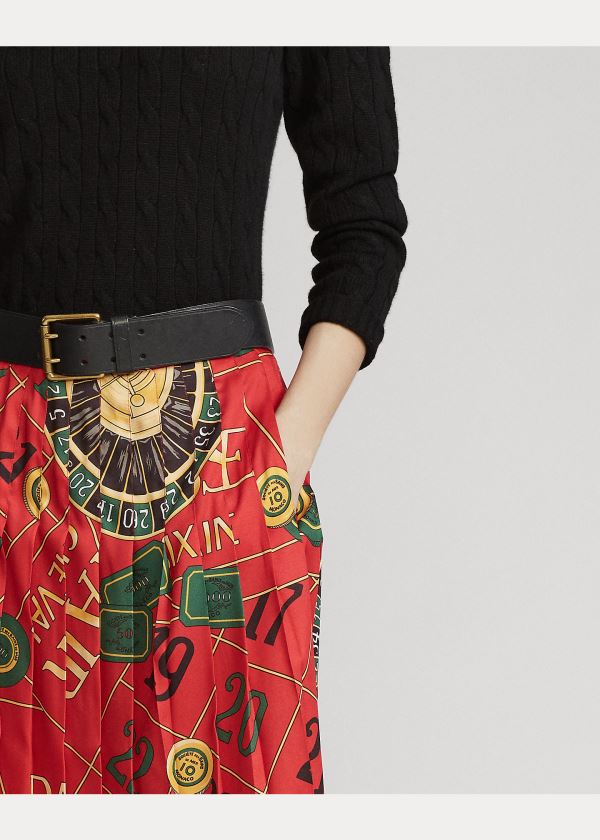 Ralph Lauren Limited Edition Casino Skirt Červené | yyXmtpob