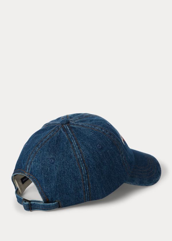 Ralph Lauren Limited-Edition Denim Cap Blankyt Blankyt Světle Modré | MR8kOPdd