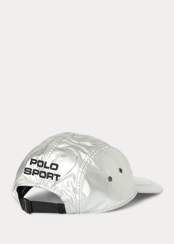 Ralph Lauren Limited-Edition Metallic Cap Stříbrné | zACMIgHt