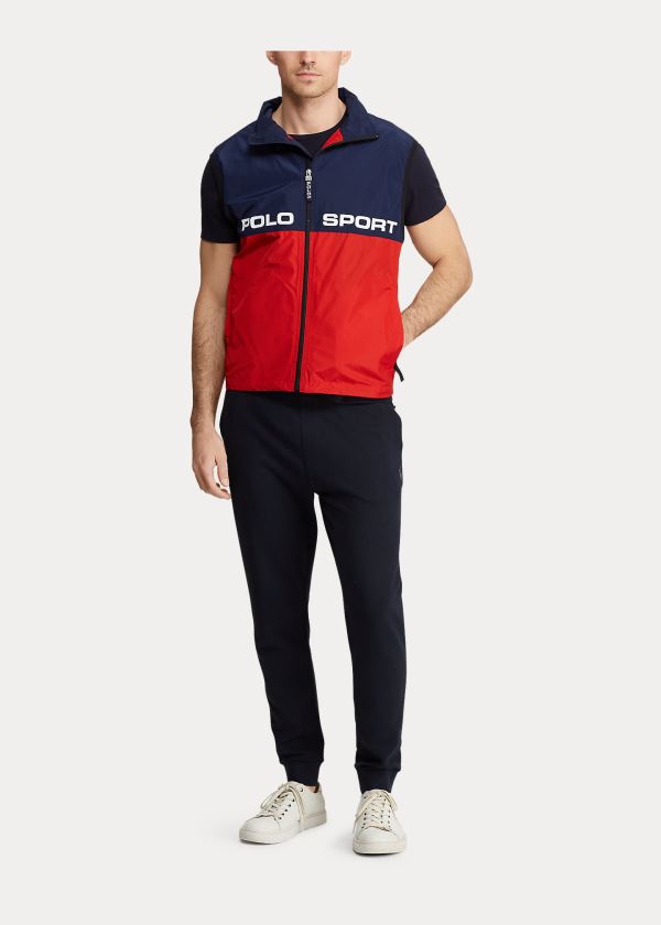 Ralph Lauren Limited-Edition Vest Červené Tmavě Blankyt Stříbrné | C1bpGdhL