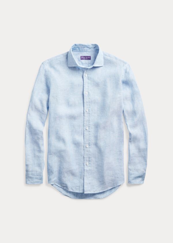 Ralph Lauren Linen Chambray Shirt Blankyt | ZofpOz87