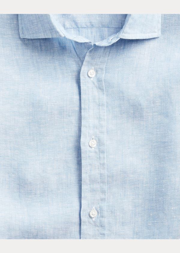 Ralph Lauren Linen Chambray Shirt Blankyt | ZofpOz87