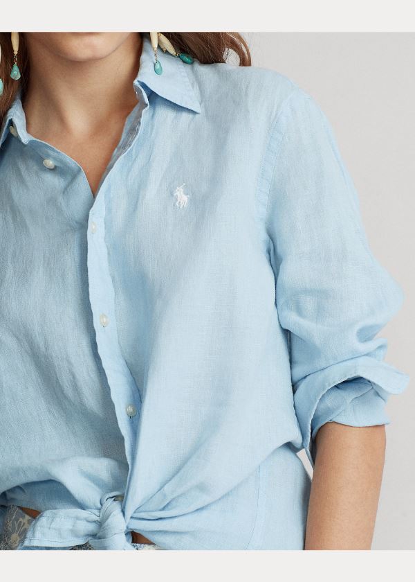 Ralph Lauren Linen Shirt Blankyt | dKXE61M5