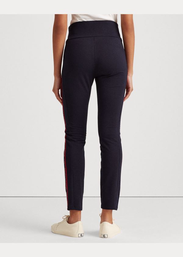 Ralph Lauren Logo Bavlněné-Blend Pant Tmavě Blankyt | g14wmQpe