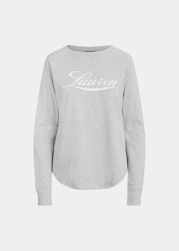 Ralph Lauren Logo Crewneck Sweatshirt Šedé | yynOkq4G