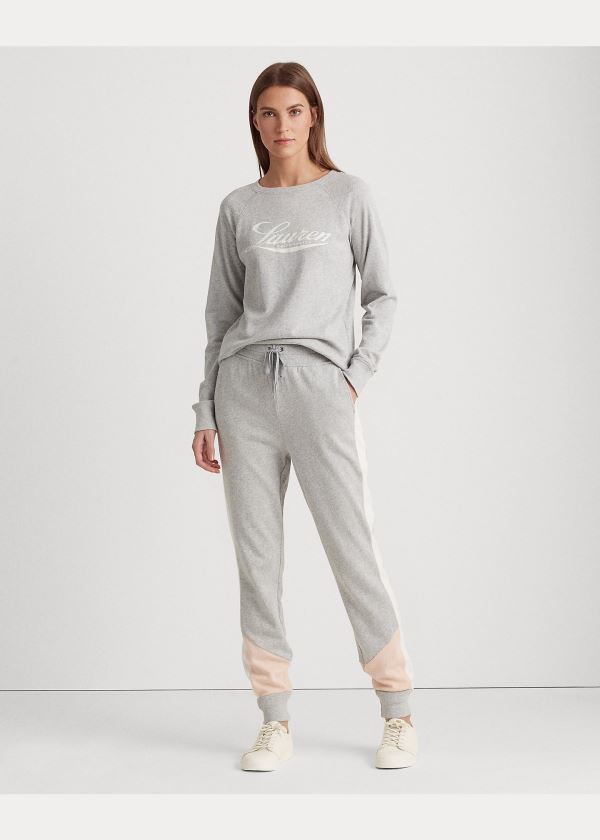 Ralph Lauren Logo Crewneck Sweatshirt Šedé | yynOkq4G