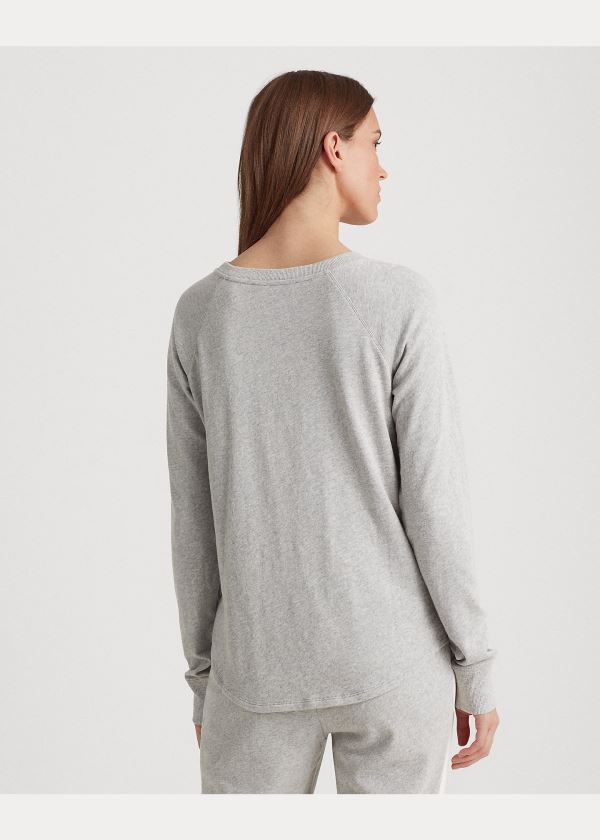 Ralph Lauren Logo Crewneck Sweatshirt Šedé | yynOkq4G