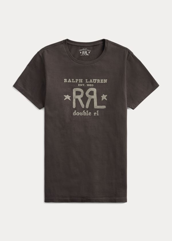 Ralph Lauren Logo Crewneck T-Shirt Černé | VzjwVttn