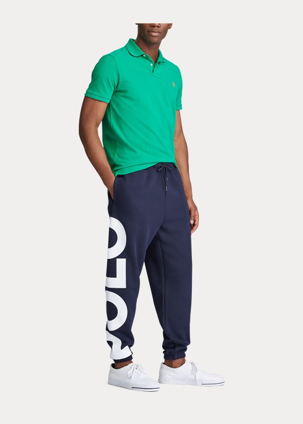 Ralph Lauren Logo Double-Knit Jogger Pant Tmavě Blankyt Viacfarebný | 9FM4GjHb