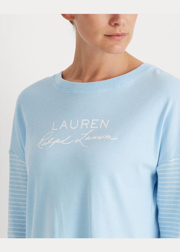 Ralph Lauren Logo Pajama Top Blankyt | 3DvUU5AN