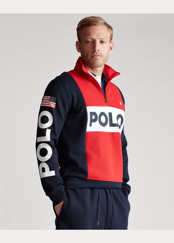 Ralph Lauren Logo Pullover Červené Viacfarebný | vJ5Xi7IB