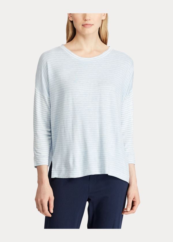 Ralph Lauren Logo Stretch Sleep Top Blankyt Proužek | z1P1RYJo