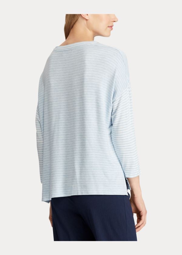 Ralph Lauren Logo Stretch Sleep Top Blankyt Proužek | z1P1RYJo