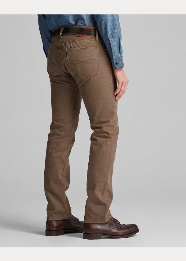 Ralph Lauren Low Straight Fit Jean Olivy Zelené | L76r9ZKR