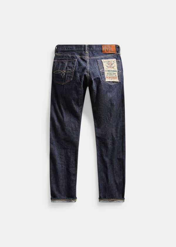 Ralph Lauren Low Straight Once-Washed Jean Blankyt Blankyt Světle Modré | VtI2NTb7