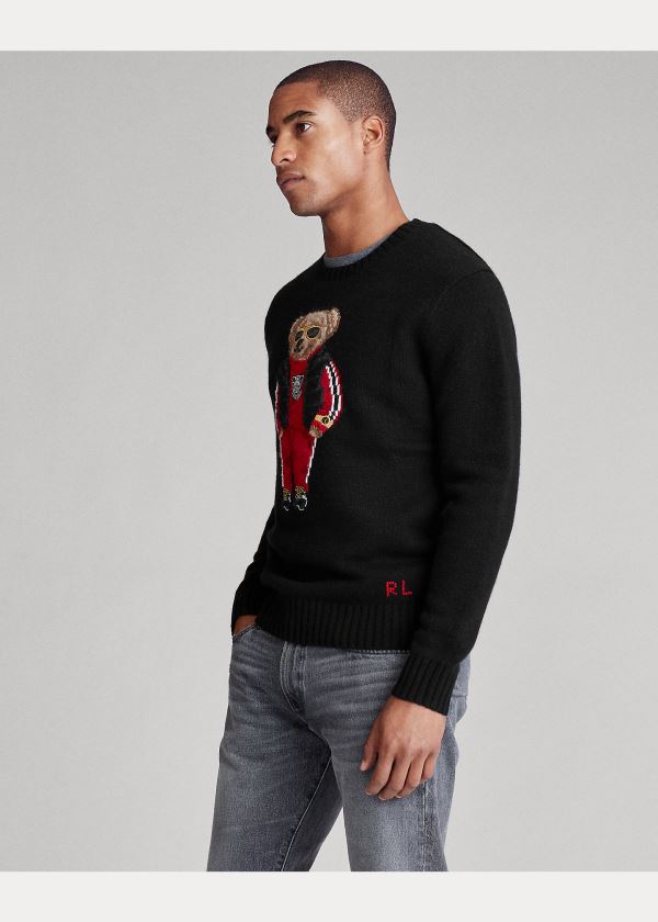 Ralph Lauren Lunar New Year Bear Svetrové Černé | gv4vqj5d
