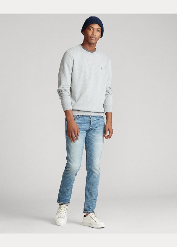 Ralph Lauren Luxury Jersey Pullover Šedé | SfHZnJ4o