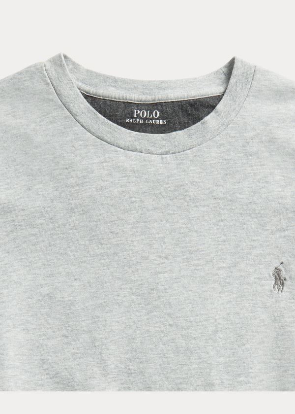 Ralph Lauren Luxury Jersey Pullover Šedé | SfHZnJ4o