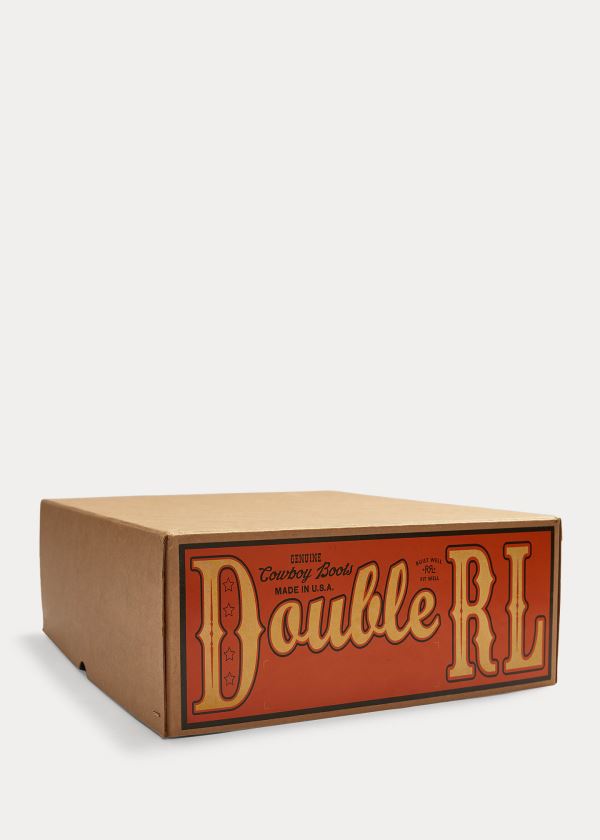 Ralph Lauren Læder Boot Černé | GC3JWVHJ