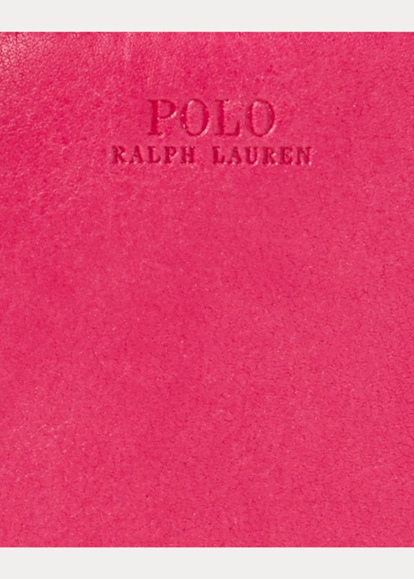 Ralph Lauren Læder Mini Sloane Satchel Růžové | KAwHdqZ4