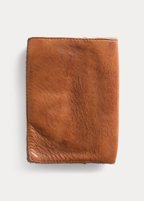Ralph Lauren Læder Passport Wallet Tmavě Hnědé Indigo | aWr6QKRG