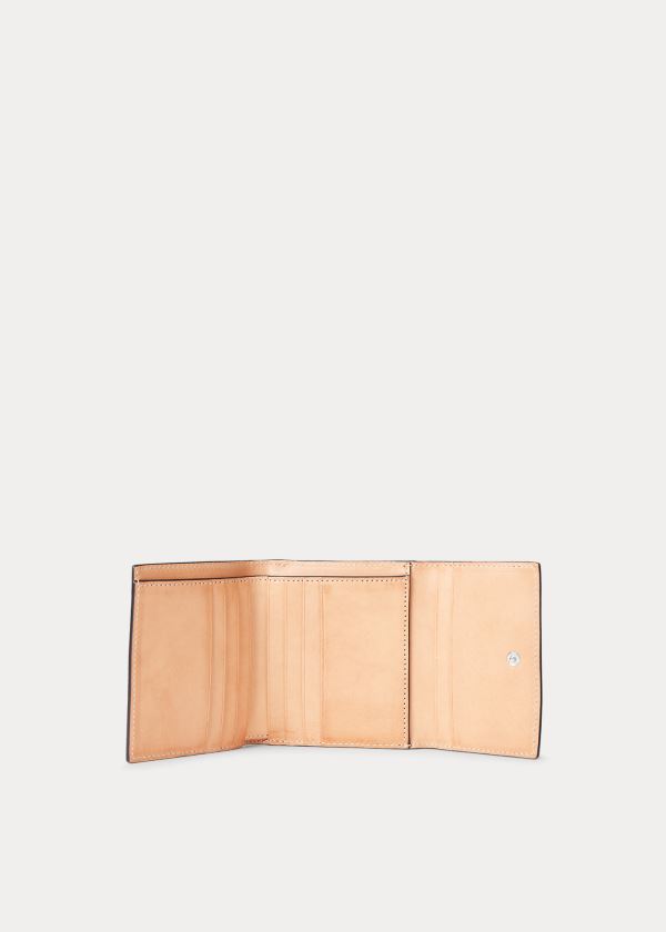 Ralph Lauren Læder Pony Compact Wallet Hnědožlutý Viacfarebný | wBZ1KMaX