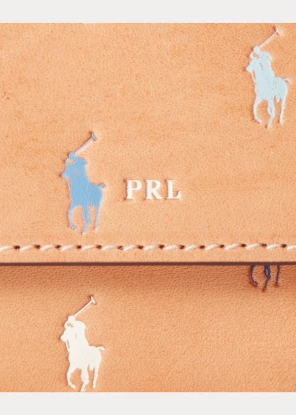 Ralph Lauren Læder Pony Compact Wallet Hnědožlutý Viacfarebný | wBZ1KMaX