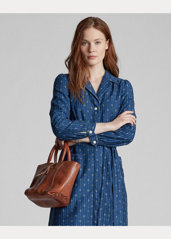 Ralph Lauren Læder Tote Hnědé | 0Jhpd4iB