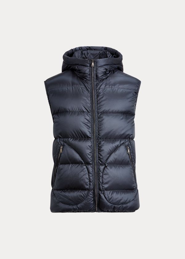 Ralph Lauren Mackay Down Vest Tmavě Blankyt | PmK7Htqc