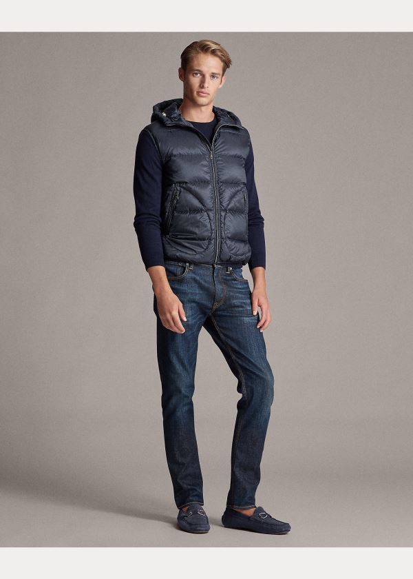 Ralph Lauren Mackay Down Vest Tmavě Blankyt | PmK7Htqc