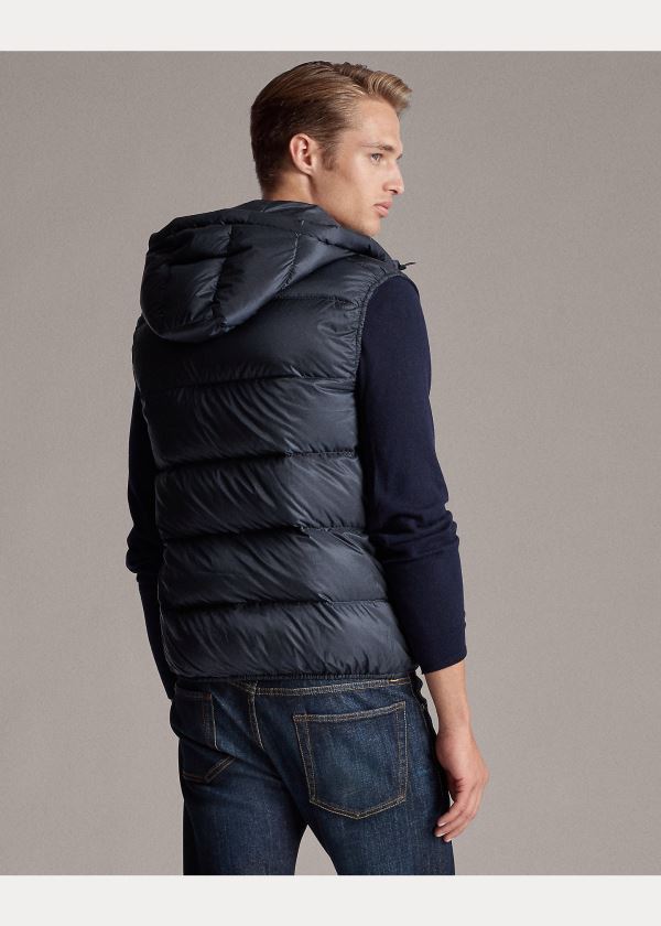 Ralph Lauren Mackay Down Vest Tmavě Blankyt | PmK7Htqc