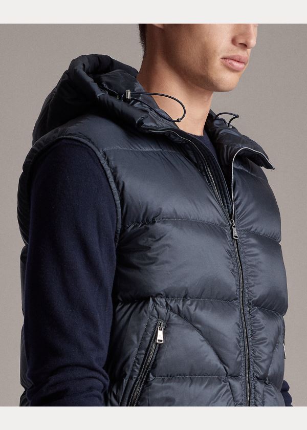 Ralph Lauren Mackay Down Vest Tmavě Blankyt | PmK7Htqc