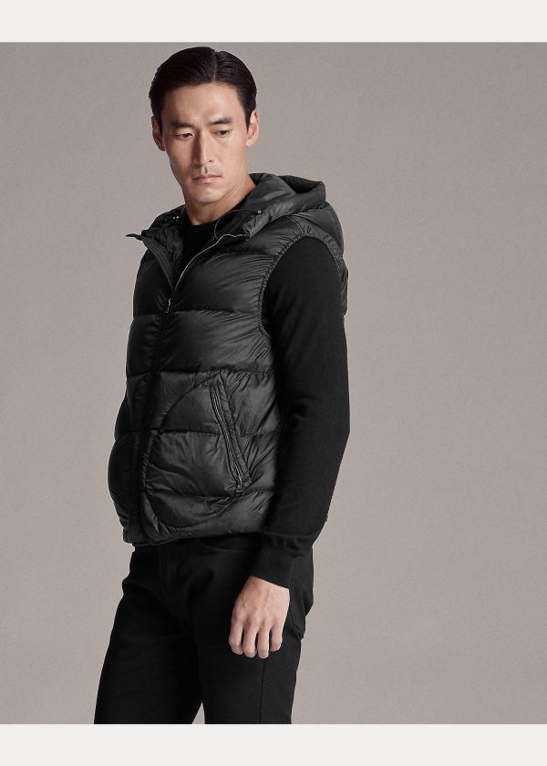 Ralph Lauren Mackay Down Vest Černé | 9SyKqXuF