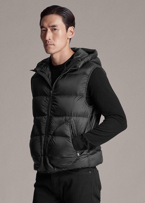 Ralph Lauren Mackay Down Vest Černé | 9SyKqXuF