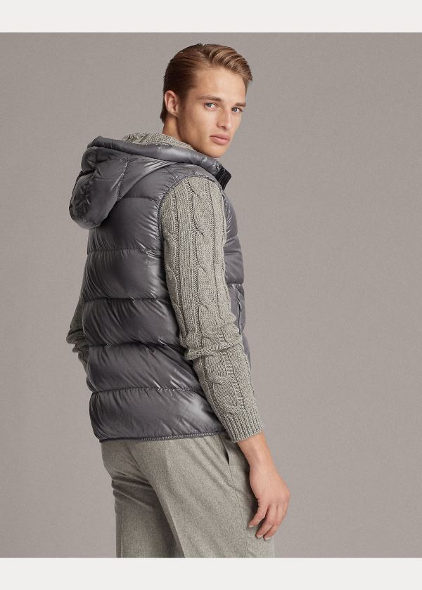 Ralph Lauren Mackay Down Vest Šedé | SlGc8rPH