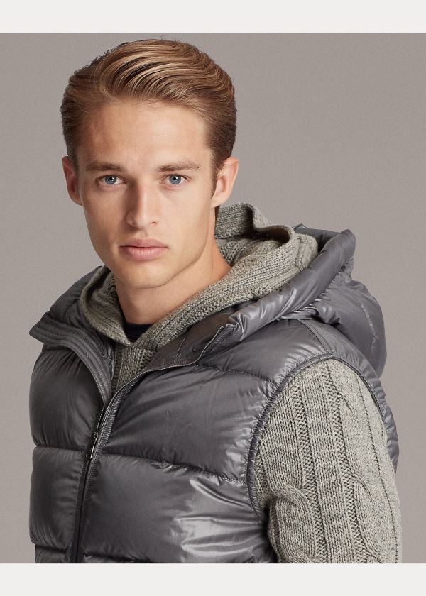 Ralph Lauren Mackay Down Vest Šedé | SlGc8rPH