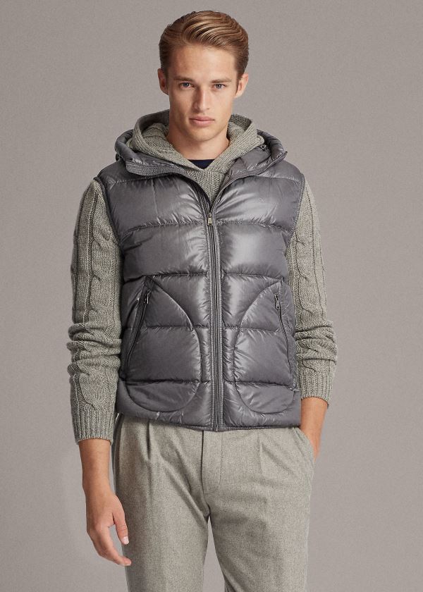 Ralph Lauren Mackay Down Vest Šedé | SlGc8rPH