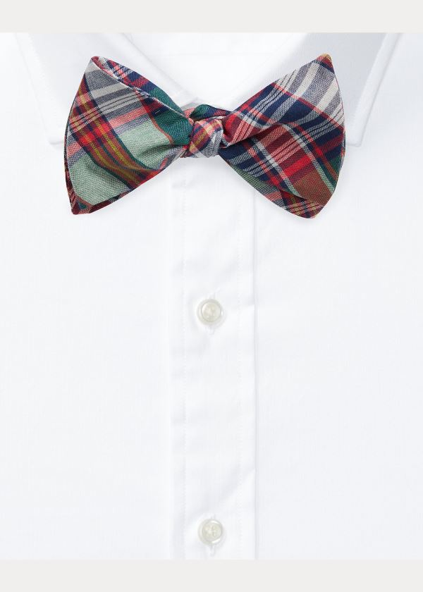 Ralph Lauren Madras Bow Tie Viacfarebný | NwlANMPL