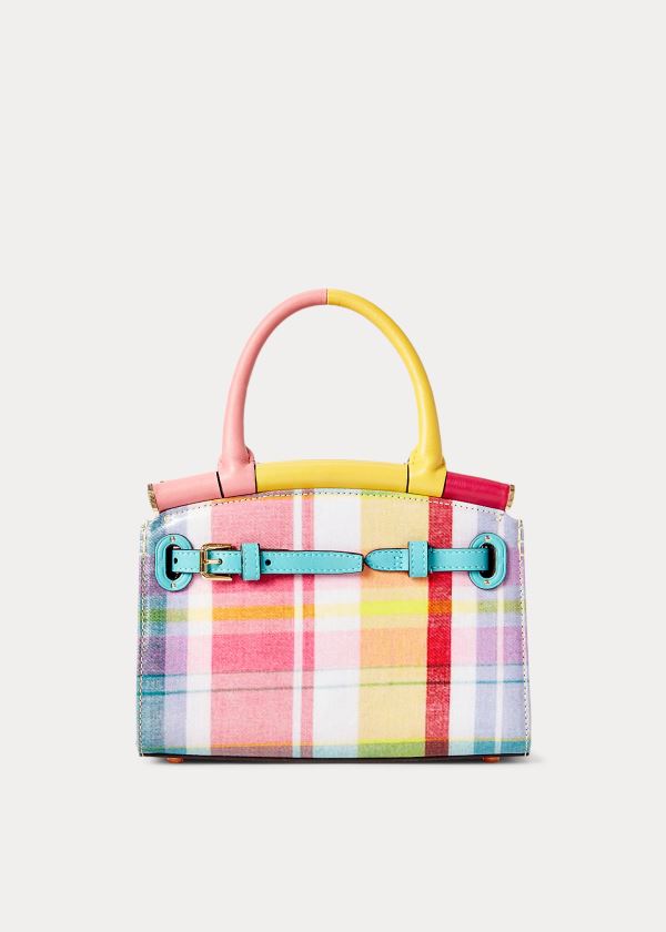 Ralph Lauren Madras Mini RL50 Handbag Viacfarebný | aKjrLaYN