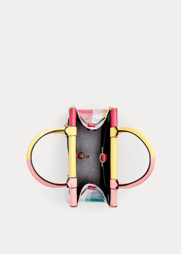 Ralph Lauren Madras Mini RL50 Handbag Viacfarebný | aKjrLaYN