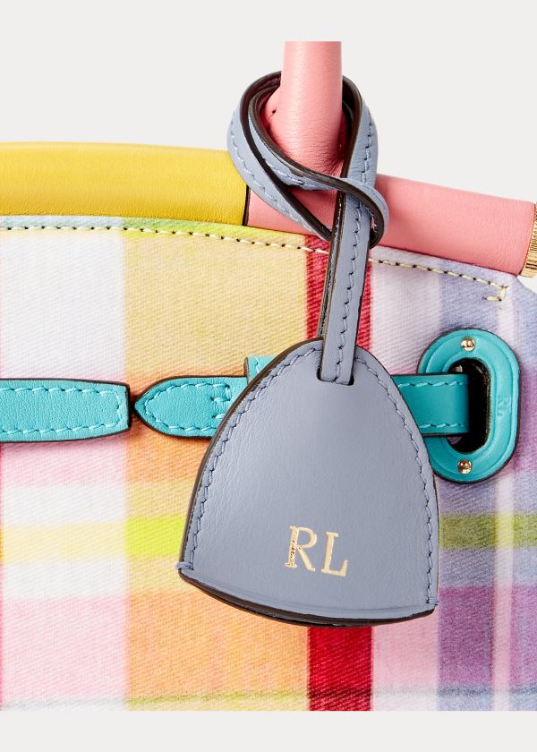 Ralph Lauren Madras Mini RL50 Handbag Viacfarebný | aKjrLaYN