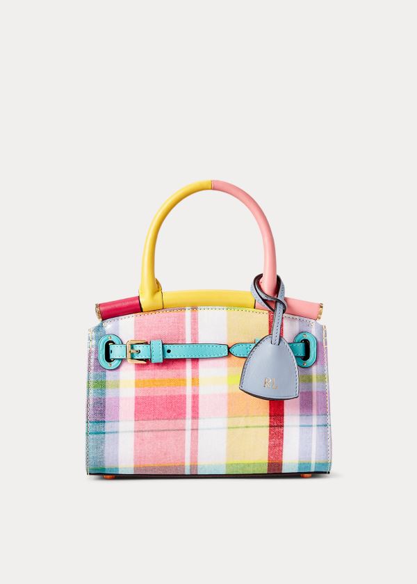 Ralph Lauren Madras Mini RL50 Handbag Viacfarebný | aKjrLaYN
