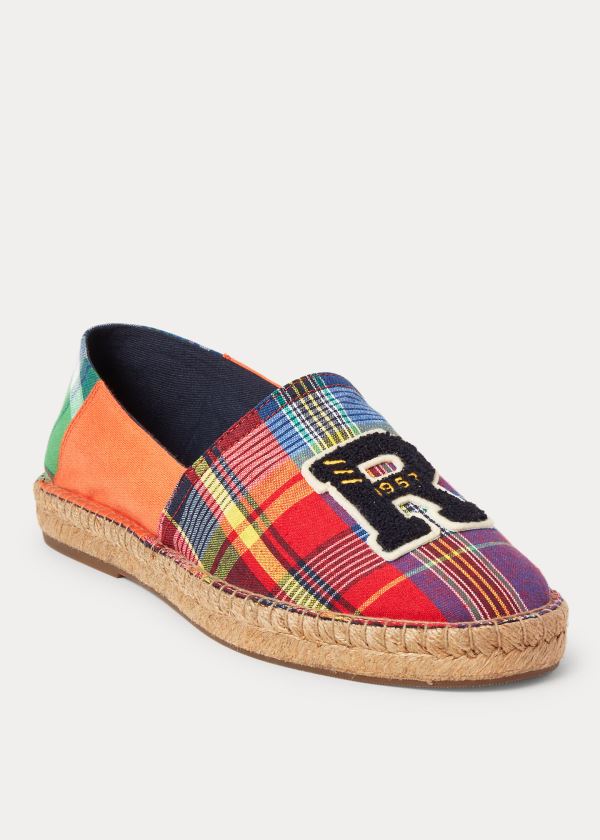 Ralph Lauren Madras Patch Espadrilky Viacfarebný | nA4Lub0q
